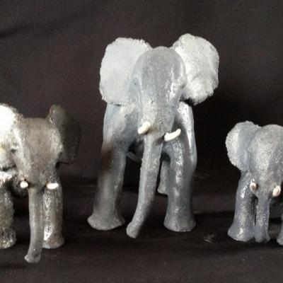 Elefantenmutter Mit Kindern